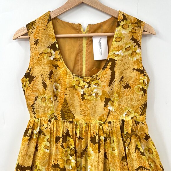 Vintage Handmade Floral  Maxi Dress - Picture 2 of 7